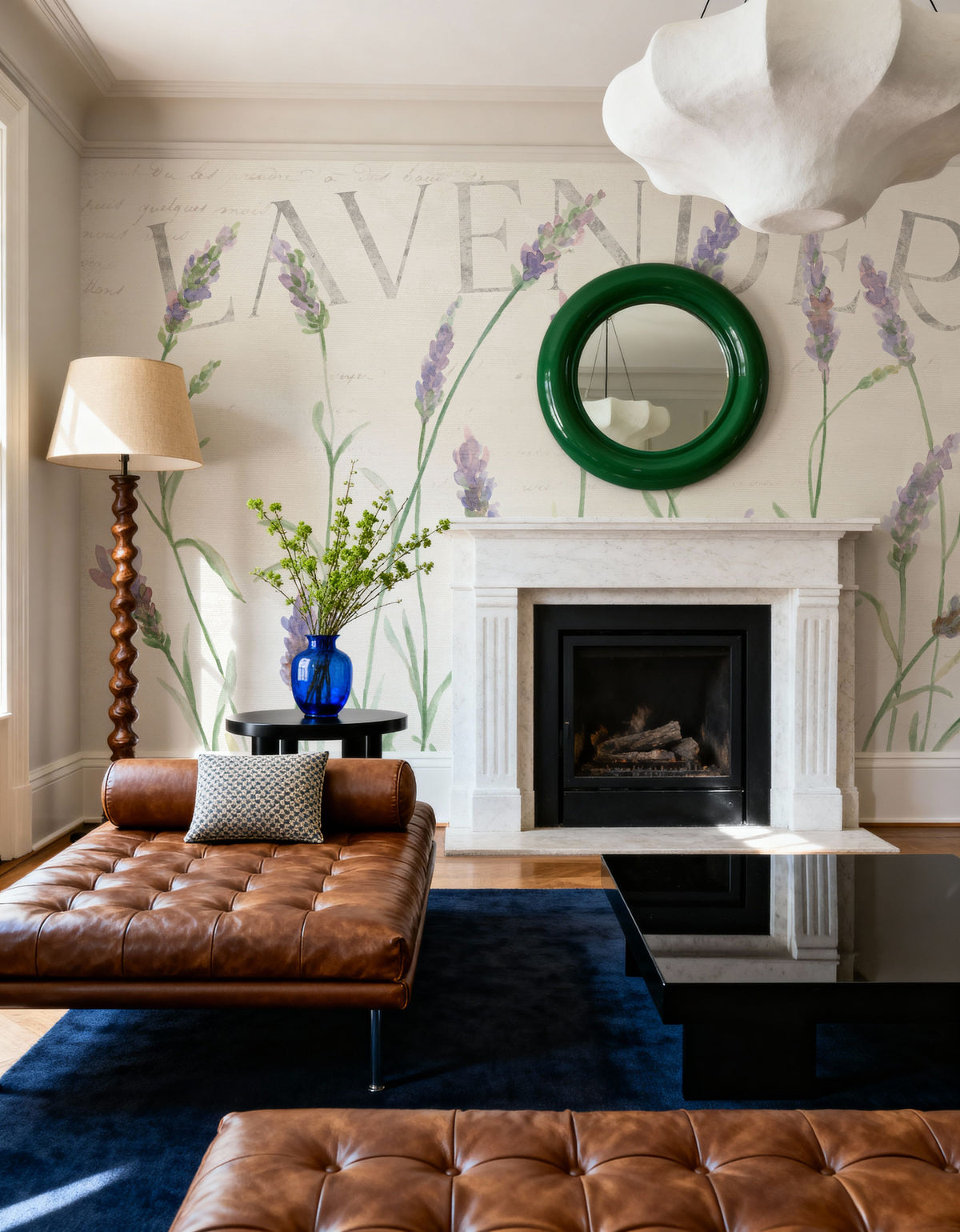 Lavender Fields I Mural Wallpaper - Light Tone - room preview 04
