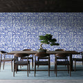 Olive Tree, Indigo Mural Wallpaper - room preview 04