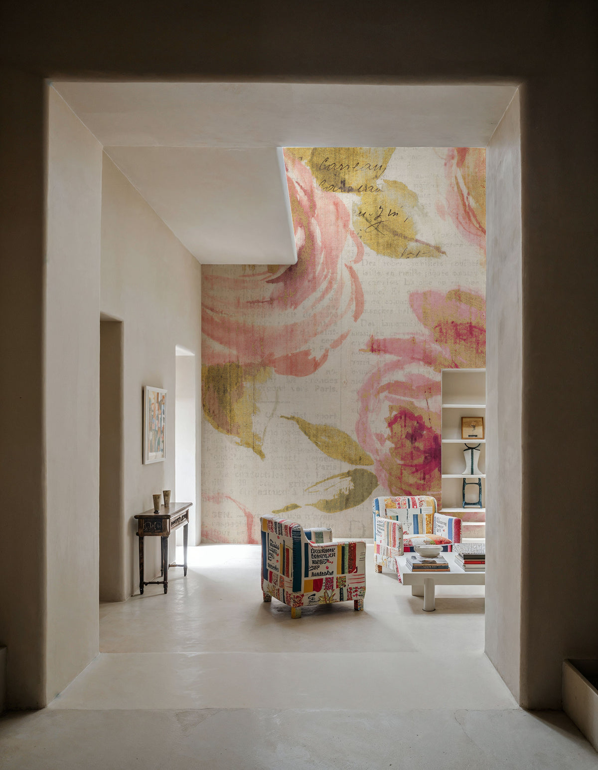 Touch of Rose II Mural Wallpaper - room preview 04