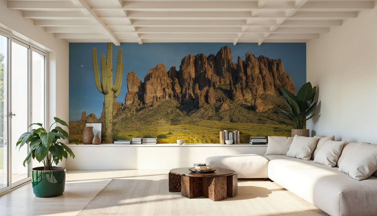 Superstition Mountains Mural Wallpaper - room preview 04