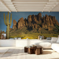 Superstition Mountains Mural Wallpaper - room preview 04