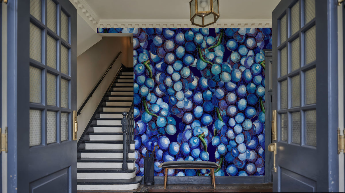 Lustrous Vineyard Mural Wallpaper - room preview 04