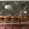 Peony Study - Seaweed and Stone Mural Wallpaper - room preview 04
