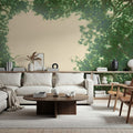 Treetop Heart Mural Wallpaper - room preview 04