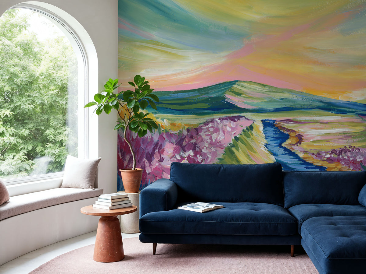 Spring Meadow I Mural Wallpaper - room preview 04