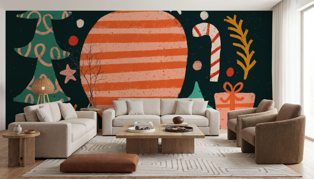 Warm Wishes III Mural Wallpaper - room preview 04