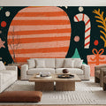 Warm Wishes III Mural Wallpaper - room preview 04