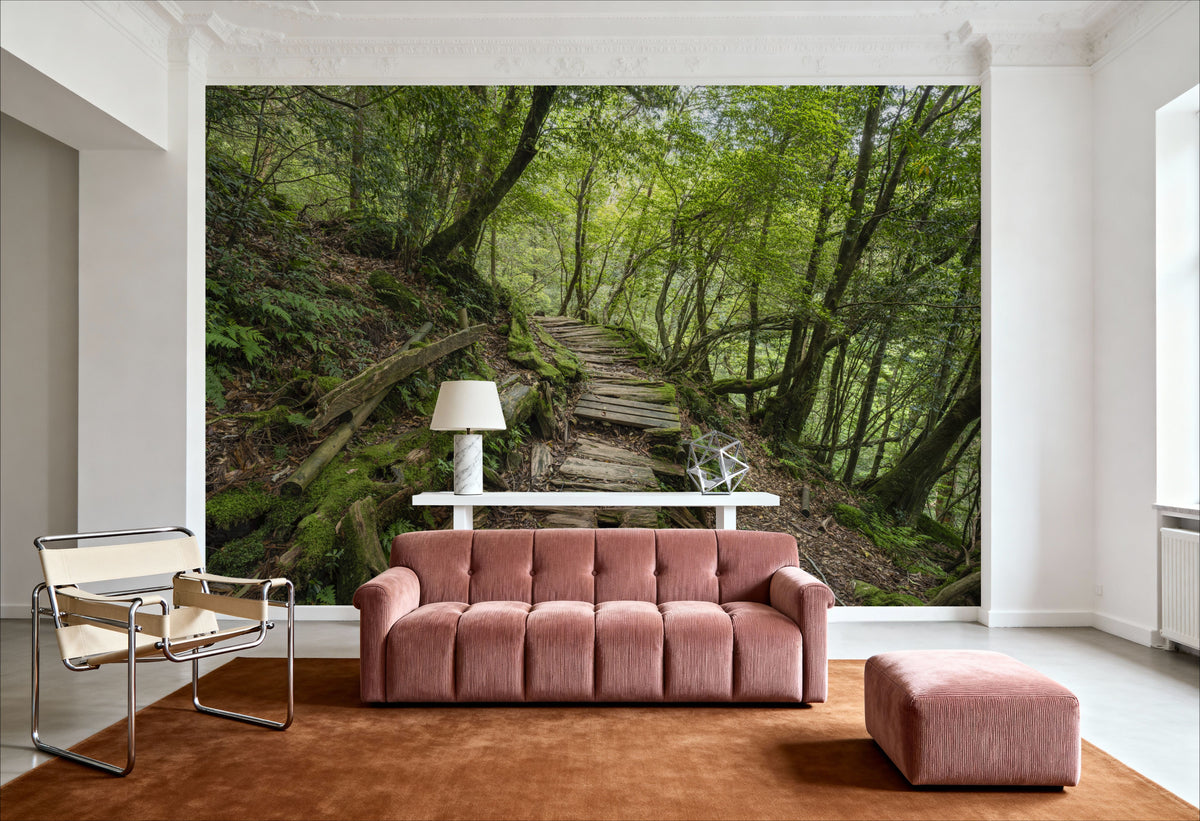 Trailing Forest Mural Wallpaper - room preview 04