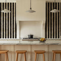 Mystical Stripes White Mural Wallpaper - room preview 04