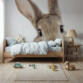 Peekaboo Bunny Mural Wallpaper - room preview 04