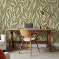 Leavescapes Mural Wallpaper - room preview 04