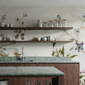 My Floral Abode, Lime Mural Wallpaper - room preview 04