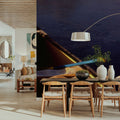 Mountain Mist Canoe Mural Wallpaper - room preview 04