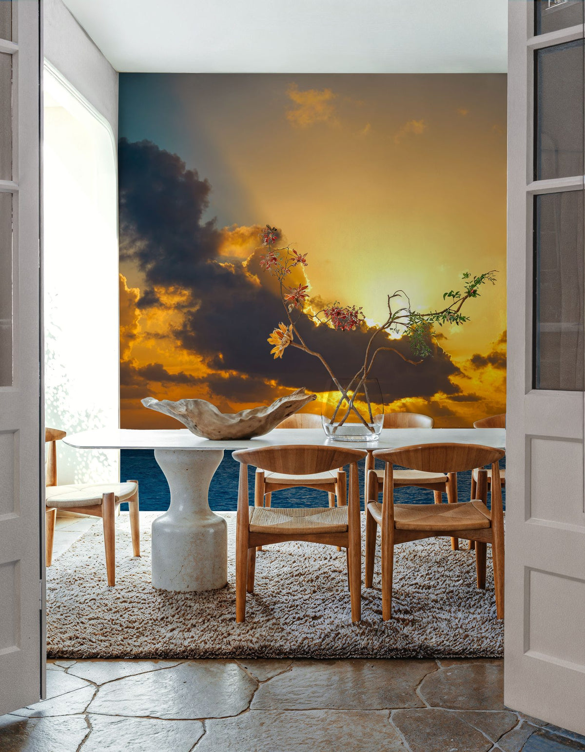 Riviera Maya Sunrise Mural Wallpaper - room preview 04