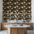 Vintage Peonies Pattern Mural Wallpaper - room preview 04