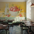 Strawberries and Cream Mural Wallpaper - room preview 04