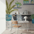 Botanical Bathroom I Mural Wallpaper - room preview 04