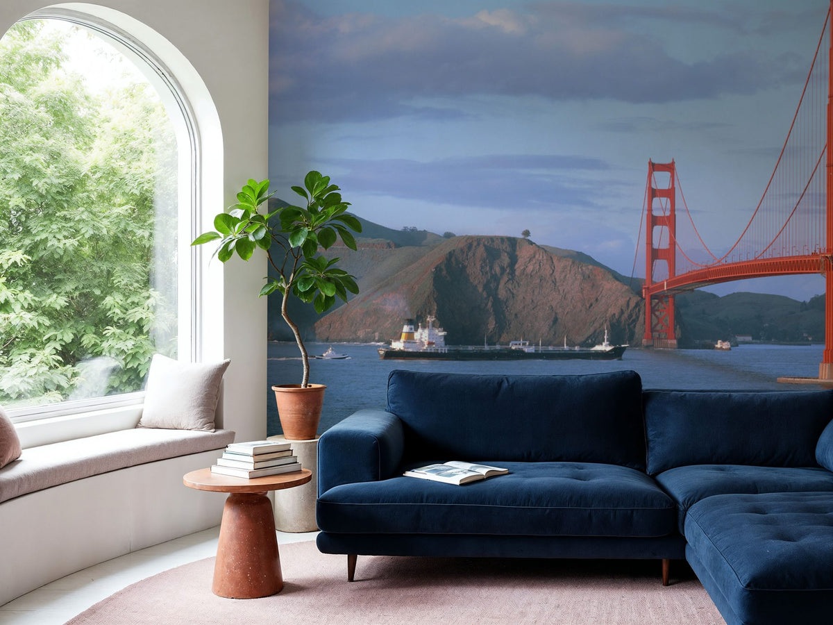 Bay Area Icon Mural Wallpaper - room preview 04