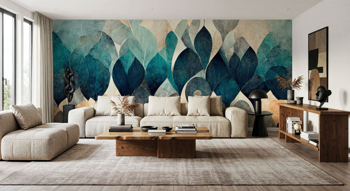 Dry Leaves Mural Wallpaper - room preview 04