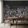 Field of Dreams Dark Purple Mural Wallpaper - room preview 04