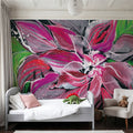 Festive Floral Mural Wallpaper - room preview 04