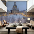 Winter Cathedral Square Mural Wallpaper - room preview 04