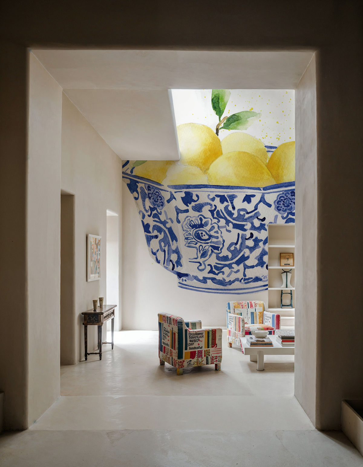 Elegant Lemons Mural Wallpaper - room preview 04