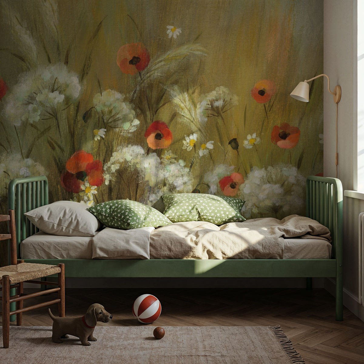 Hidden Meadow Mural Wallpaper - room preview 04