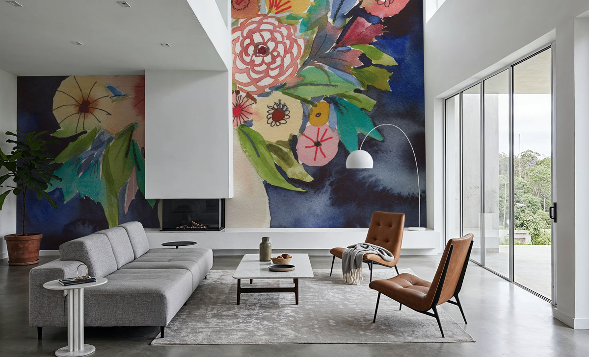 Floral Beauty IV Mural Wallpaper - room preview 04