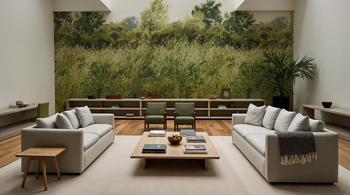 Meadow Whisper, Chlorophyll Mural Wallpaper - room preview 05