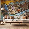 Greetings From Ocean City Mural Wallpaper - room preview 04