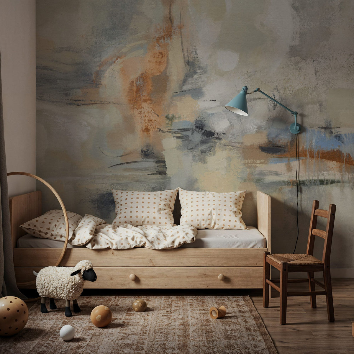 Dancing Clouds Mural Wallpaper - room preview 04