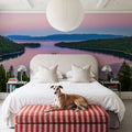 Emerald Bay Aerial Mural Wallpaper - room preview 04