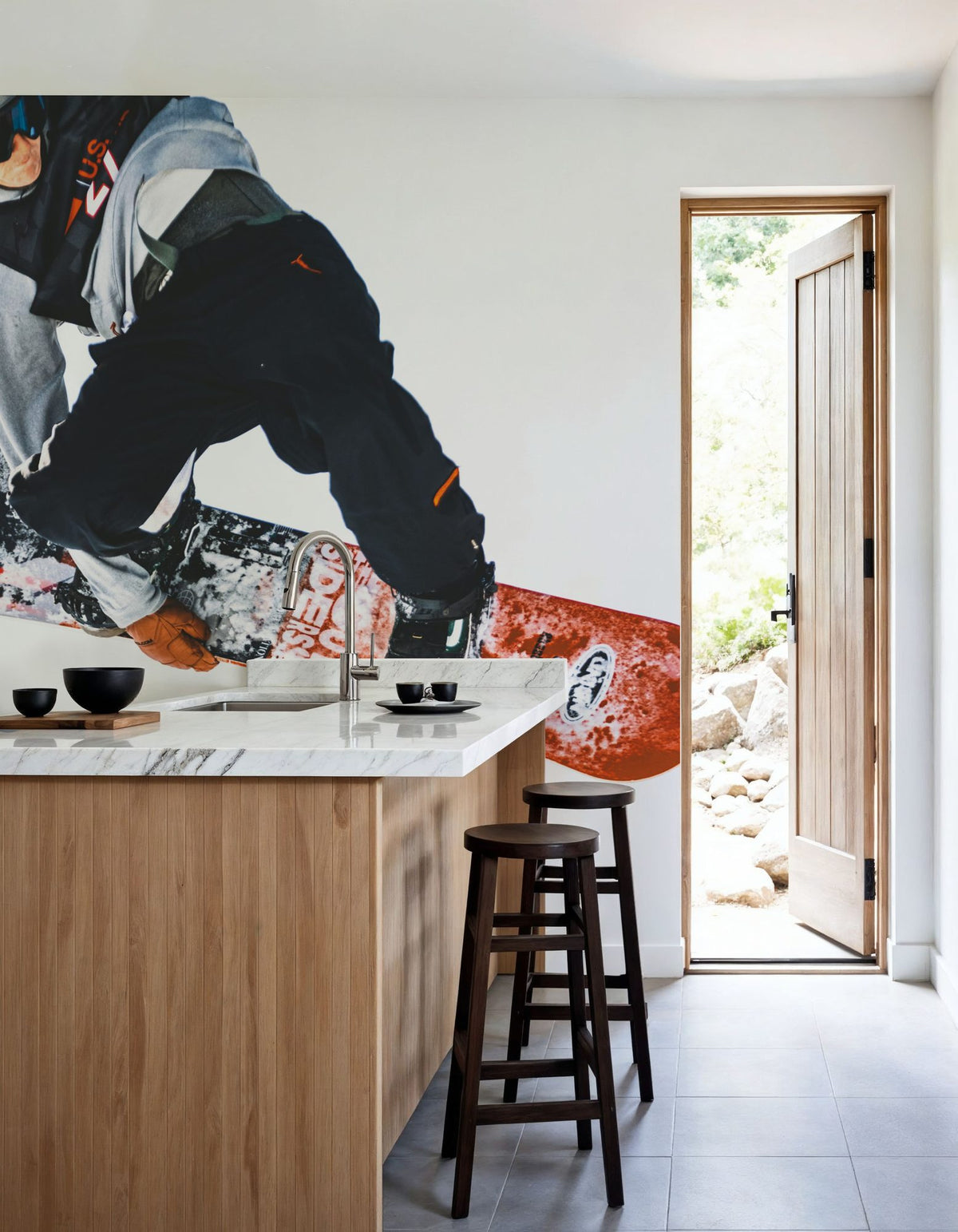 Snow Day III Mural Wallpaper - room preview 04