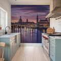 Twilight Skyline Mural Wallpaper - room preview 04