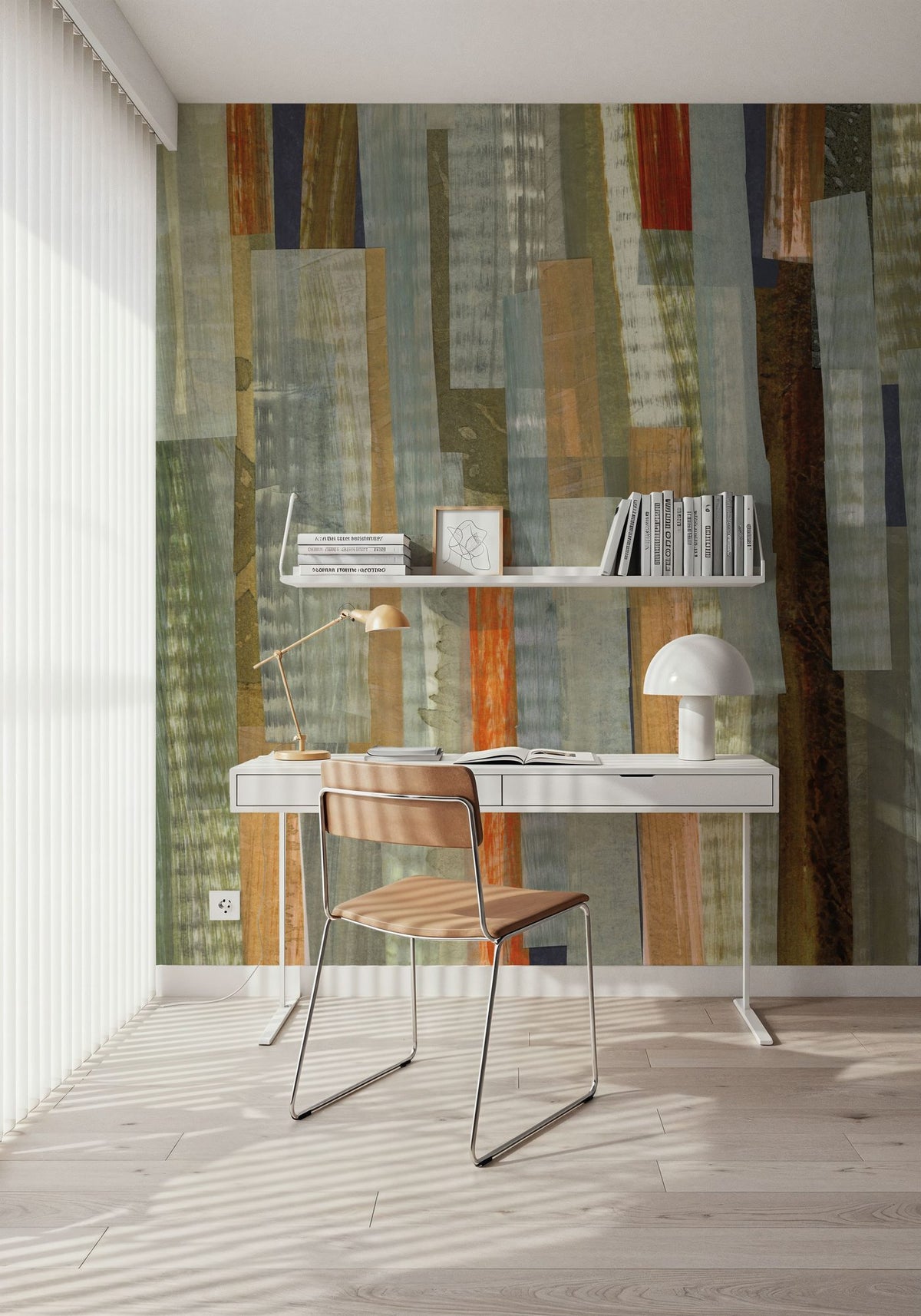 River Trout Study II Mural Wallpaper - room preview 04