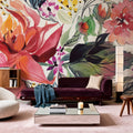 Flame Floral Mural Wallpaper - room preview 04