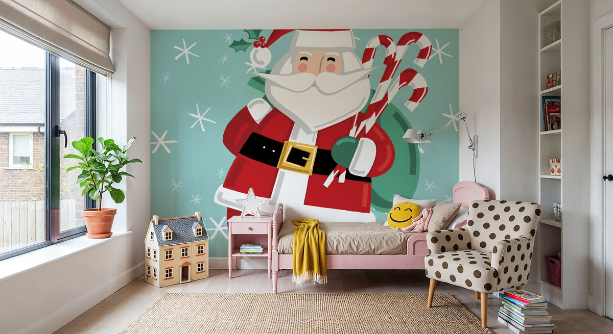Festive Christmas I Mural Wallpaper - room preview 04