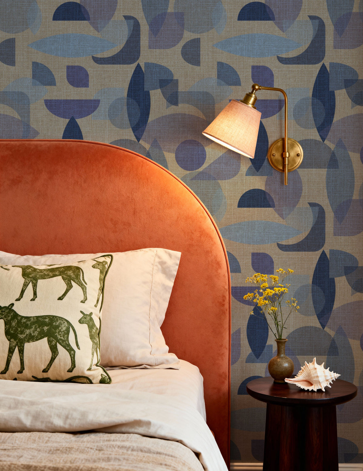 Homley Geometry, Stone Mural Wallpaper - room preview 04