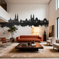 Nürnberg Germany Skyline Black & White Mural Wallpaper - room preview 04