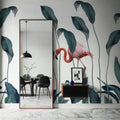 Shy Flamingos Mural Wallpaper - room preview 04