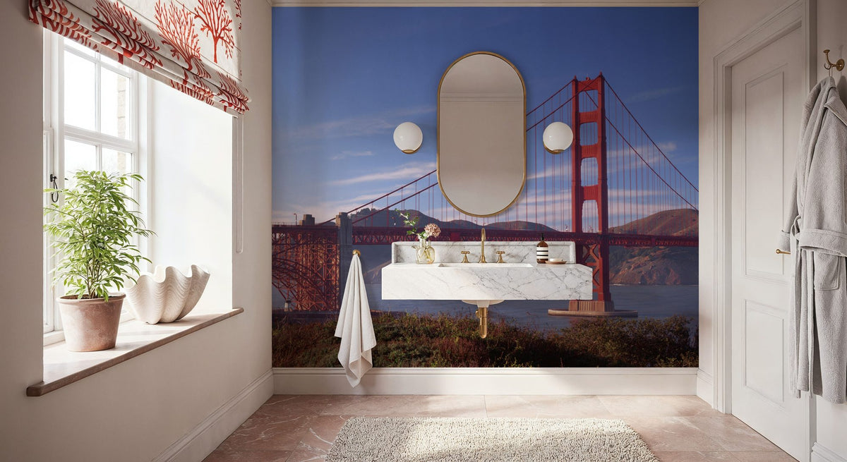 Bay Bridge Majesty Mural Wallpaper - room preview 04