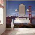 Bay Bridge Majesty Mural Wallpaper - room preview 04