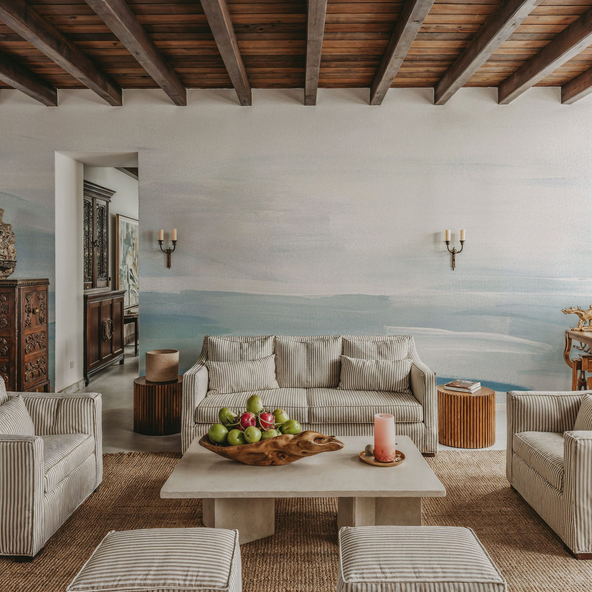 Dreamy Seascape Blue Mural Wallpaper - room preview 04
