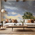 Tree At Sunset Mural Wallpaper - room preview 04