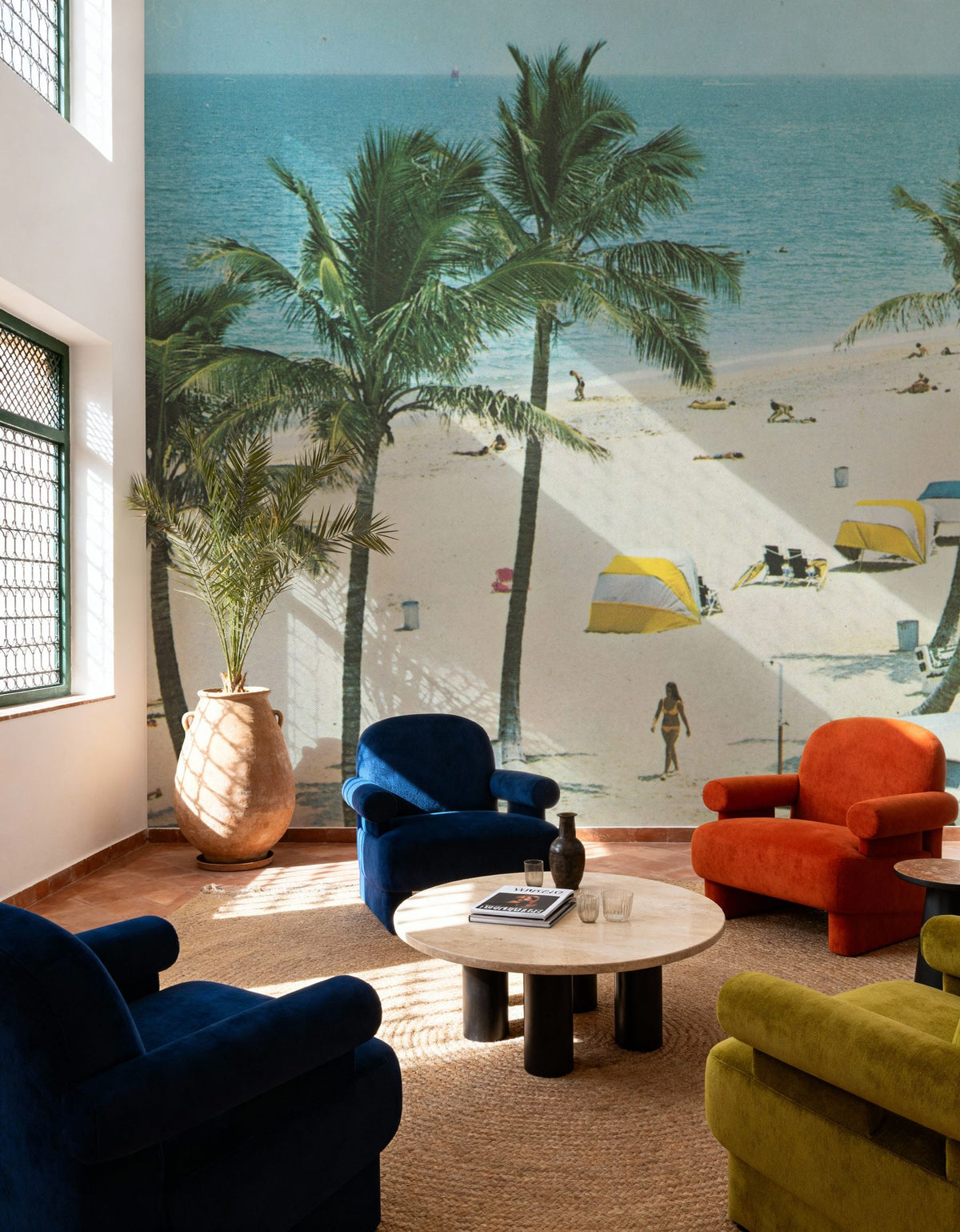 Greetings From Palm Beach Chill Mural Wallpaper - room preview 04