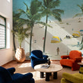 Greetings From Palm Beach Chill Mural Wallpaper - room preview 04