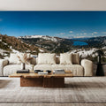 Sierra Nevada Snow Mural Wallpaper - room preview 04
