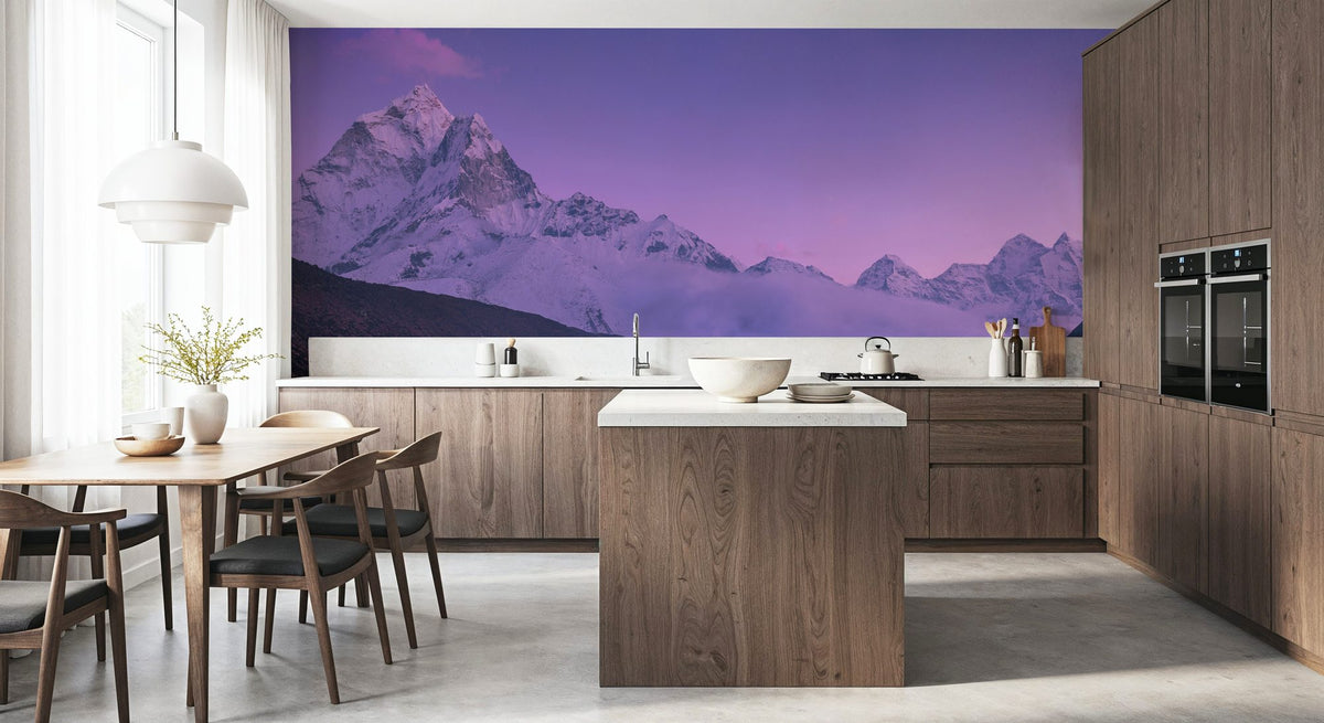 Himalayas At Sunset Mural Wallpaper - room preview 04
