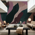 Dynamic Fields, Pink Mural Wallpaper - room preview 04